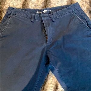 Old navy slim chinos - navy blue - 31 x 30.
